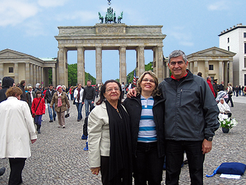 Familia Anjos, Brasil, en Berlín, 16/05/2010