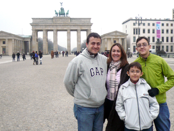 Família Sorensen, Brasil, en Berlín, 27/01/2011 