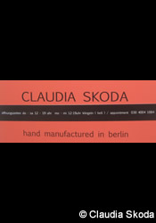 Fashion in Berlim: Claudia Skoda