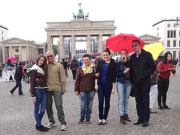 Família Krindges, Brasilien,  in Berlin, 21/06/2014