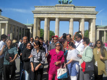 Tumlare group, India, in Berlin, 10/05/2016
