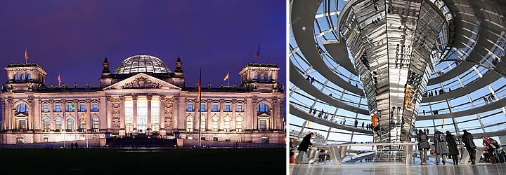 Reichstag (la sede del parlamento alemán)