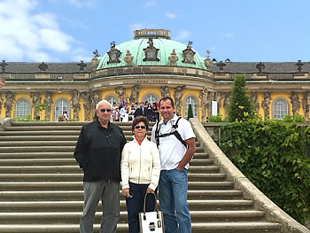 Familia Beto Gioia, Brasil, en Potsdam, 15/06/2012